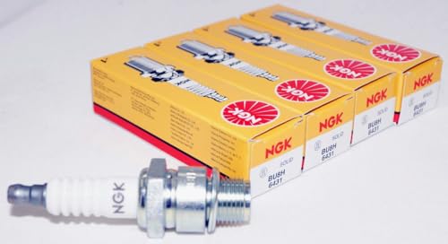NGK BU8H Spark Plug Marine Outboard Motor (4 Pack) Boxed