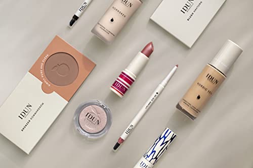 Idun Minerals Liquid Foundation Nordic Veil, Saga, Full Coverage, Long Lasting, Matte Finish For Normal To Oily Skin, Purified Minerals, Safe For Sensitive Skin, Light Neutral, 0.88 Oz #TOP5