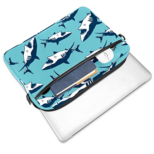 Porte-ordinateur 13-14.5 pouces au design imprimé requin exclusif - 2