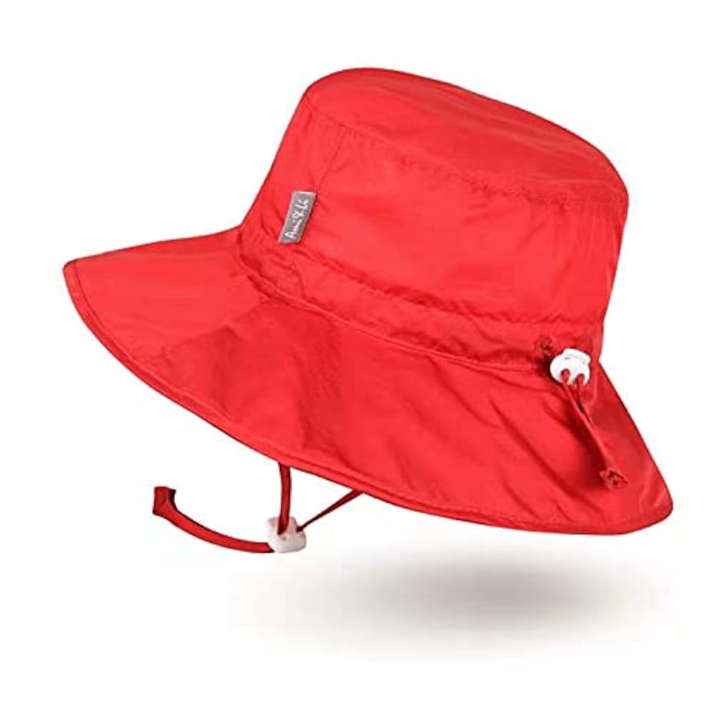 Cappelli Da Sole Bambini Confezione 2 Pezzi - Tesa Larga, Rete, Regolabili, Estivi