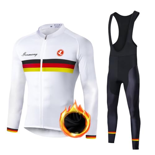 UGLY FROG 24ZRTZ01 Herren Fahrradbekleidung Set Winddicht Thermo Fleece Winterjacke MTB Bekleidung Rennrad Fahrrad Trikot Langarm und Fahrradhose mit 20D Sitzpolster M UGLY FROG 24ZRTZ01 Herren Fahrradbekleidung Set Winddicht Thermo Fleece Winterjacke MTB Bekleidung Rennrad Fahrrad Trikot Langarm und Fahrradhose mit 20D Sitzpolster M