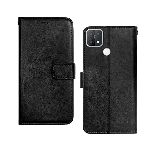 Pinaaki Enterprises Pinaaki Oppo A15s Black Flip Cover Case - Image 2