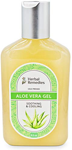 Herbal Remedies Natural Aloe Vera Gel, Moisturize and Relieve