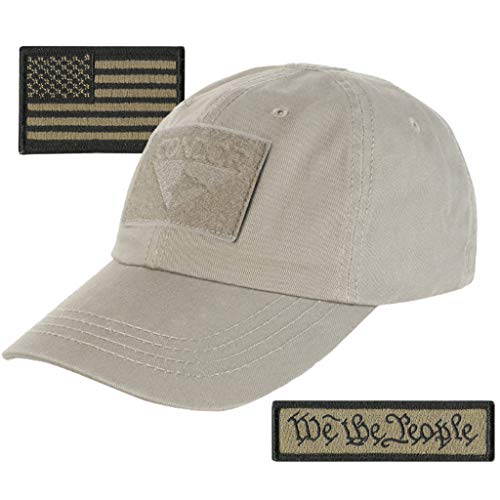 We The People & USA Tactical Patch with Condor Operator Cap Bundle
