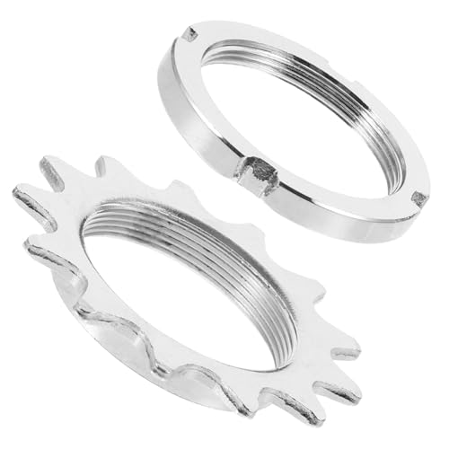 Outanaya 飛輪固定環 自転車固定ギアハブホイール シングルスピード耐摩耗性バイクギ イール ボディ強化済みマウンテンバイク対応