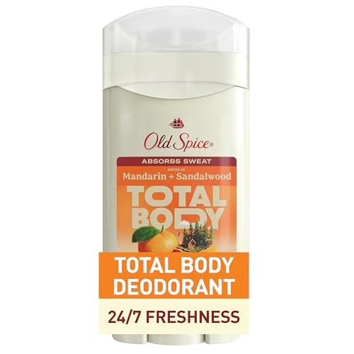 Old Spice Whole Body Deodorant Stick for Men, Aluminum Free, Mandarin + Sandalwood Scent, 24/7 Odor Protection, 24/7 Freshness, Dermatologist Tested, Gentle on Skin, Safe to Use All Over, 3.0 oz - image 1