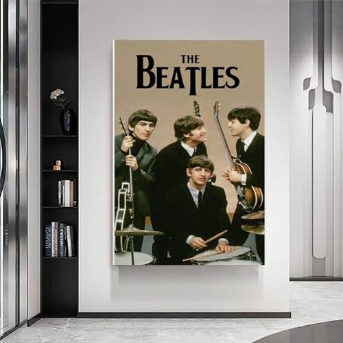 EVMILA Poster décoratif sur toile The Beatles Rock Band – Impression d’art moderne pour chambre à coucher – 20 x 30 cm - Les Beatles, Paul McCartney, John Lennon, RIngo Starr, George Harrison EVMILA Poster décoratif sur toile The Beatles Rock Band - Impression d'art moderne pour chambre à coucher - 20 x 30 cm – Image 8