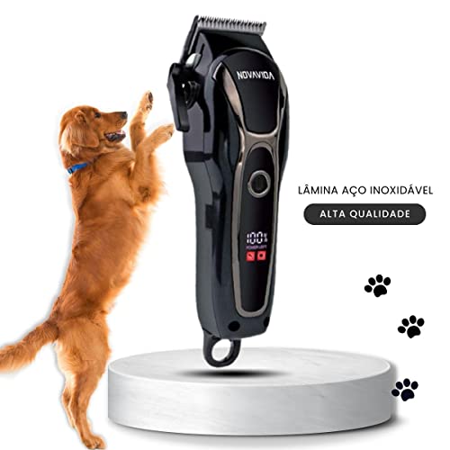 Máquina De Tosa Pet Profissional Bivolt Nova Vida Nd 9902 - Alta Performance