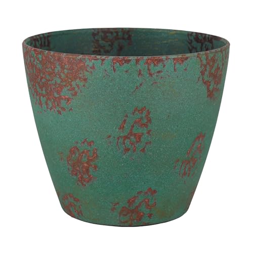 Classic Home and Garden Premiere Collection Planter Vogue, 8", Patina Copper by Classic Home & Garden - Used condition - US$12.89