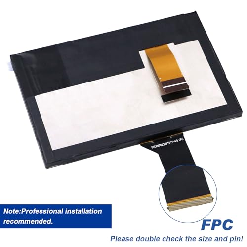 7" uconnect Touch Screen Digitizer LCD Monitor Radio Navigation Compatible with Jeep Compass 2017 2018 2019 2020 Radio Navigation Replace # TDO-WXGA0700K00033-V2 TDO-WXGA0700K00057-V1