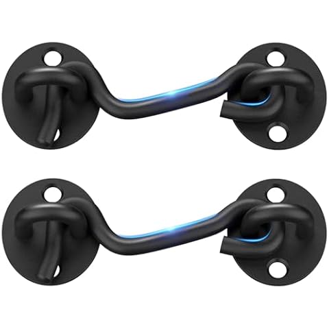 Barn Door Lock Gate Latch - 2 Pack Cover