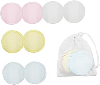 FRCOLOR 8 Pçs Almofadas De Algodão Redondas Laváveis Almofadas Desmaquilhantes Para Limpeza Facial Das Mãos Almofadas De Algodão Para Remoção De Maquilhagem Almofadas Desmaquilhantes
