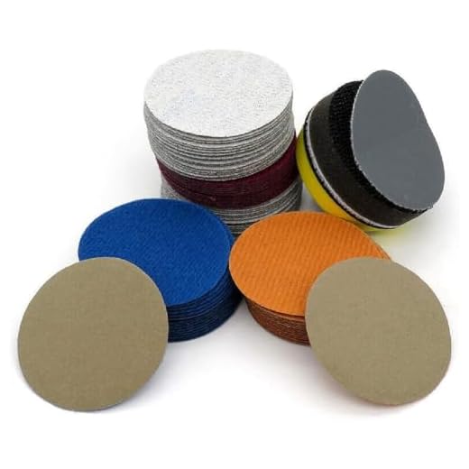 10pcs 50mm Sanding Discs Pads 2 inch Dry or Wet Sandpaper Pads Hook and Loop Sanding Disk Abrasive Polish Pad Plate 400 Grits