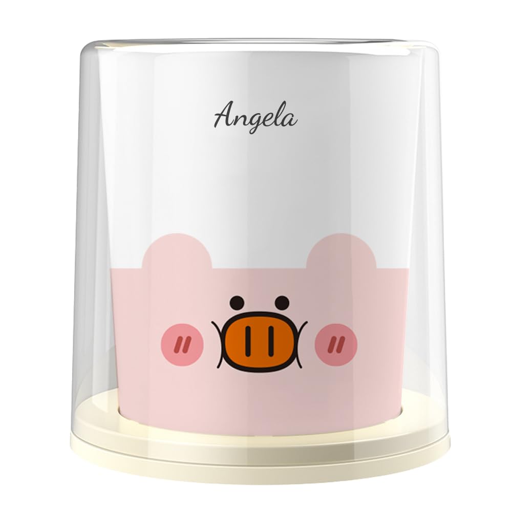 ForwardDecor Personalized Cute Trash Can 2L/0.64 Gallons
