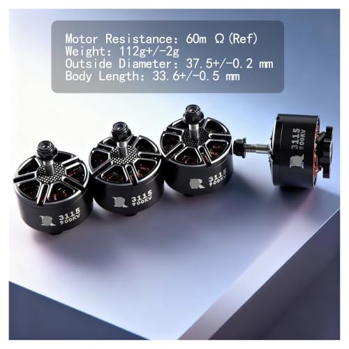 Motor sin escobillas R3115 para restaurar y potenciar drones FPV X-Class 3