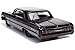 All Star Toys 1964 Chevy Impala Black with Custom Deep Dish Wheels 1/24 Diecast Model Blacked Out Lowrider Motormax Exclusive 73259