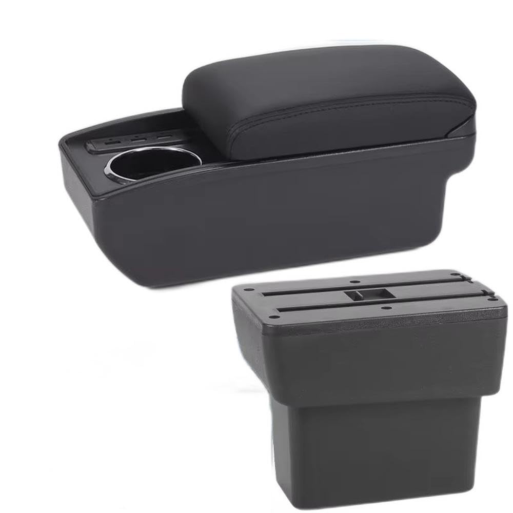 Sxqpocar B2 Black Line 6Usb For Nissan Note E-Power 2016-2022 Car Armrest Box Central Storage Box Replacement Parts