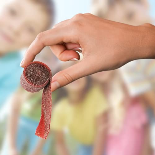 Rips Grape Flavored Fat Free Candies, Sweet And Sour Fruity Candy Rolls And Licorice Bites, Shareable Pieces And Resealable Bag, Pack Of 3 #TOP3