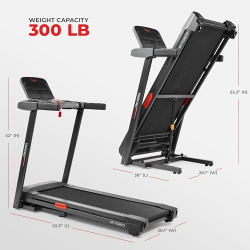 Sunny Health & Fitness Foldable 12% Auto Incline Wi-Fi Treadmill - image 5