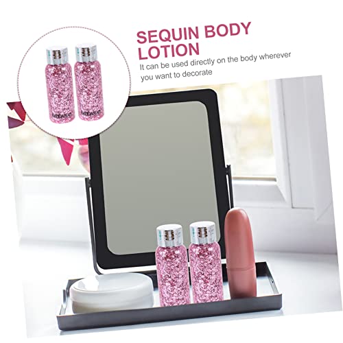 FRCOLOR 2 Peças De Rosto Corpo Lantejoulas Decorações Para Unhas Maquiagem Sombra Decoração De Hallo