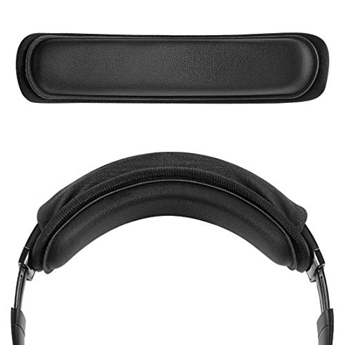 Geekria Almohadilla de diadema con velcro para la cabeza con cremallera/instalacin de bricolaje, no necesita herramientas, Likes Bose QC35II, Beats, JBL, ATH, Logitech, Senheiser Auriculares (negro)