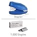Swingline Mini Stapler, 12 Sheet Capacity, includes Built-In Staple Remover & 1000 Standard Staples, Tot, Blue (79172)