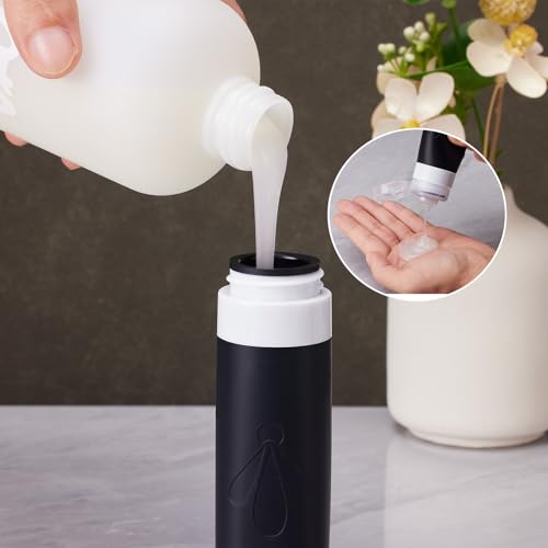 INSFIT Silicone Travel Bottles Set, 6 Pack Travel Size Toiletries, Leakproof Travel Bottles for Toiletries, Travel Accessories for Women, Airplane Travel Essentials, Travel Containers for Toiletries3