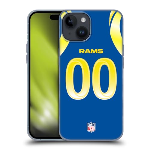 Coque iPhone 15 NFL Los Angeles Rams personnalisable protège châssis antichoc