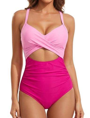 Maillot de bain une pièce rose sublimez vos formes avec élégance