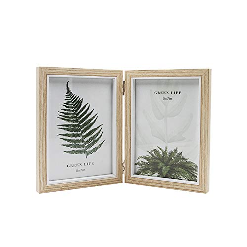 Afuly Holz Bilderrahmen 13 x 18 cm 2 Bilder Mehrfach Fotorahmen Doppel Collage Familie Freunde Geschenke Rustikal Shabby…