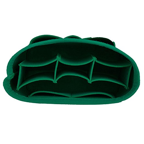 Ztujo Purse Organizer Insert, Felt Bag Organizer For Handbag Purse Organizer,13 Colors, 6 Size (Medium, Green) #TOP4