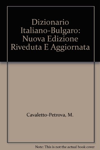 DIZIONARIO BULGARO ITALIANO