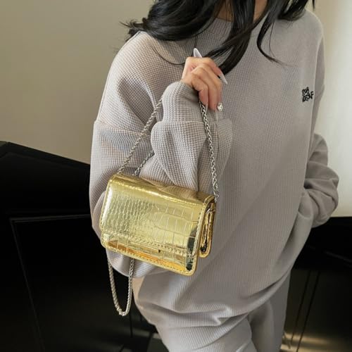 Mini Crossbody Bags for Women, Y2k Purse with Chain Strap, Trendy Women's Evening Handbags3