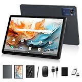 10.1 Inch Android 16 Tablet, 12GB + 64GB, 2 in 1 Tablets with Keyboard