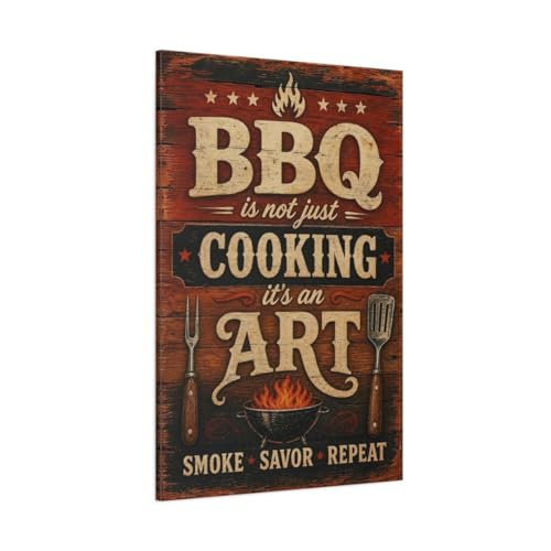 Affiche barbecue vintage pour raviver l'ambiance de votre coin repas familial
