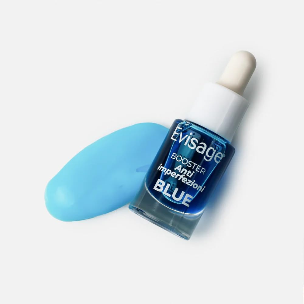 Maschera Viso Anti-Imperfezioni Blue – Formula Purificante Delicata, Contrasta Imperfezioni, Piccoli Brufoli e Punti Neri, Booster + Base 100ml