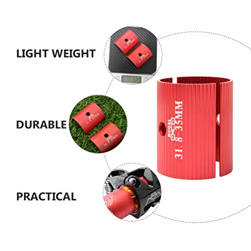 FAVOMOTO 2Pcs Adaptador Da Haste Haste De Liga de Alumínio Bicicleta Guiador Shim Adaptador Redutor