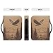 Bible Cover & PU Leather Bible Case - Bald Eagle Cross & Deer Design for Men & Women Large (11.2