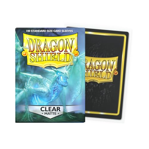 Dragon Shield Sleeves Matte Card Game, Clear