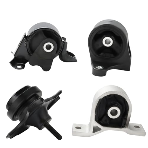 QCESEV 4Pcs Engine Motor Mount Compatible with 2001-2005 Honda Civic
