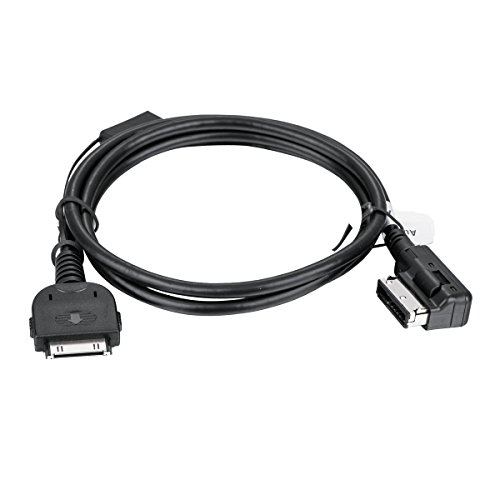 Interface Cable Compatible with Mercedes Benz 2010-2016 C CLS E G GL GLK M ML S Class MMI Socket Compatible with iPhone 4 4S 1.20 Meter Long