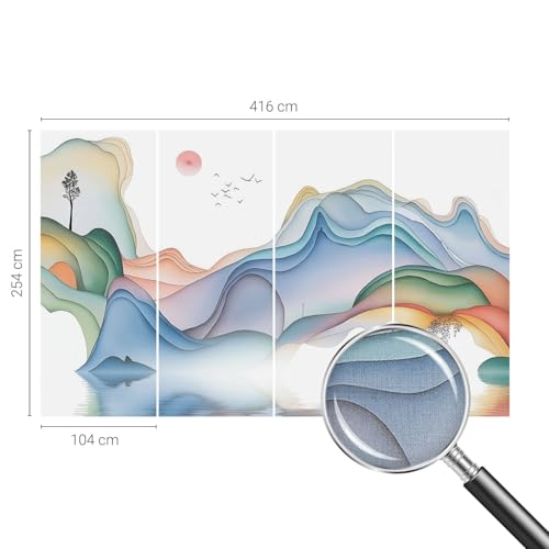 Papier peint auto-adhésif de haute qualité décoration intérieure