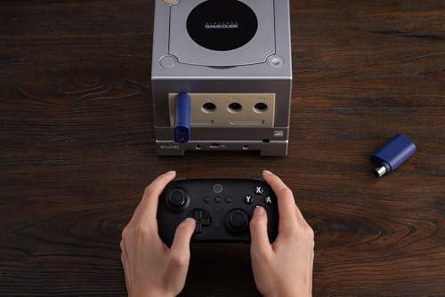 8BitDo Bluetooth Retro Receiver for NGC, Wii and Windows, Compatible with Xbox Series Controller, Xbox One Bluetooth Controller, Switch Pro and PS5/PS4 Controller - 5