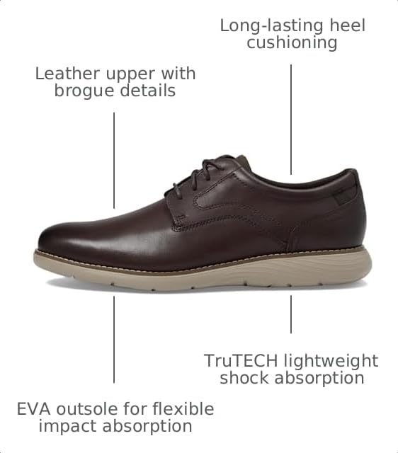 Image of Rockport Men's Garett Plain Toe Oxford