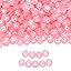 N-White letter Pink bead