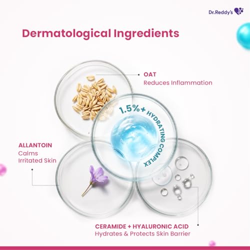 Image of Dr. Reddy's Venusia Glo Facewash | Exfoliating & Brightening Formula | Reduces Dark Spots & Gives Instant Glow from 1st wash | Enriched with Glycolic Acid, Alpha Arbutin, Niacinamide, Vitamin E, Ceramides - Oats - HA complex | All Skin Type | 100g