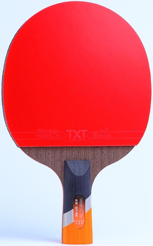 JITEM Ping Pong Paddle with Carrying Bag, Offensive Professional Table Tennis Racket, Double-Sided Rubber, Pure Wooden Handle(Color:B)