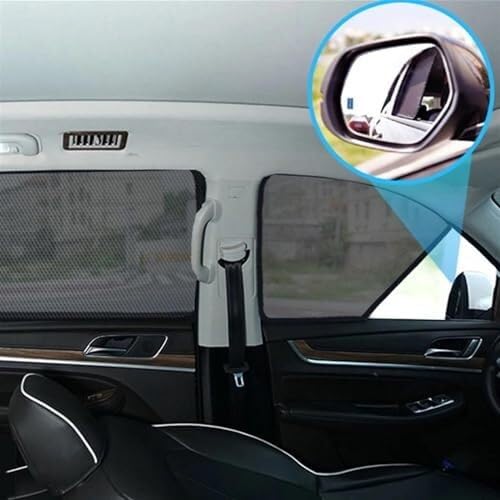 Parasole Auto Tendina parasole per finestrino auto per BMW X6 E71 E72 2007-2014, anteriore e posteriore, in rete Tendine Parasole(2pcs Rear)