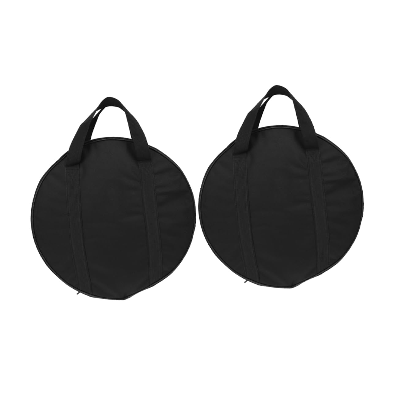 Abaodam 2 Piezas Bolsa para Gong Oxford Negro Asa de Transporte Bolsa de Almacenamiento para Instrumentos para Platillos