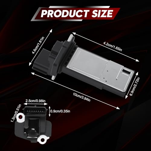 Image of Mass Air Flow Sensor for 2012-2022 Buick, Cadillac, Chevy and GMC Vehicles,Enclave, Escalade, Impala, Silverado 1500, Sierra 1500, Tahoe, Yukon and More, Replace OE 23262343